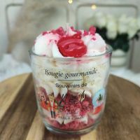 Bougie souvenirs de Noël