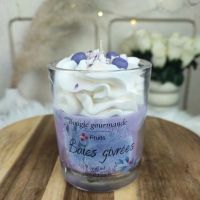 Bougie baies givrées