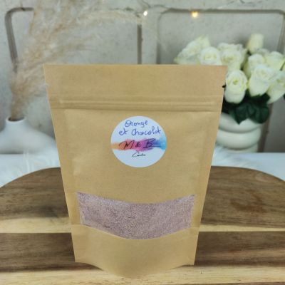 Poudres de bain orange et chocolat