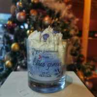 Bougie baies givrées 1