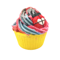 Cupcake effervescent parfum Fraise