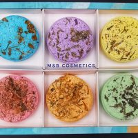 Coffret de gros galets de douche fleuris 6pc