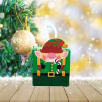 Boîte de Noël en carton