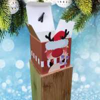 Boîte de Noël en carton