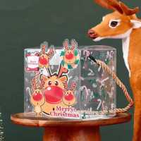 Boîtes de Noël transparentes