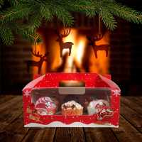 Boîte de Noël 6 cupcakes