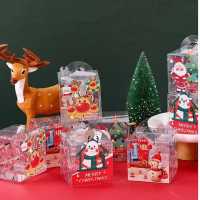 Boîtes cadeaux de Noël transparentes