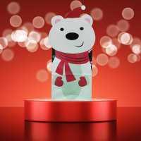 Sac en papier de Noël