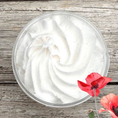 Chantilly de douche et de bain COQUELICOT