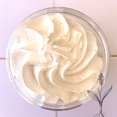 Chantilly de douche et de bain MUSC BLANC