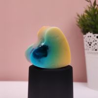Savon coeur glycérine rainbow