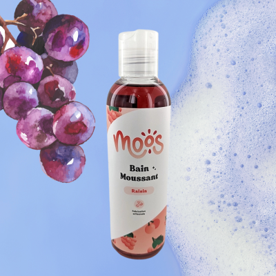 Bain moussant raisin
